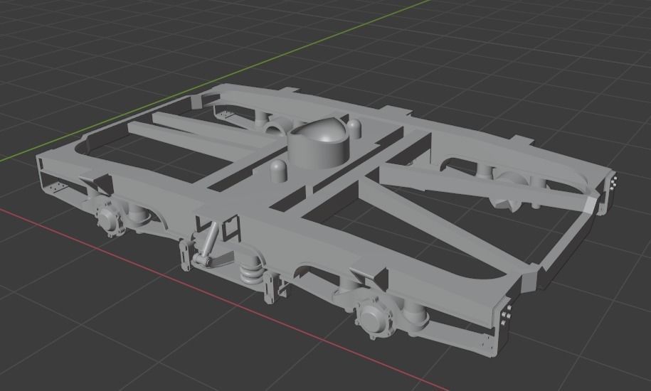 H0 1-87 scale Umbauwagen AB4yg 1st and 2nd class 3D print model_17