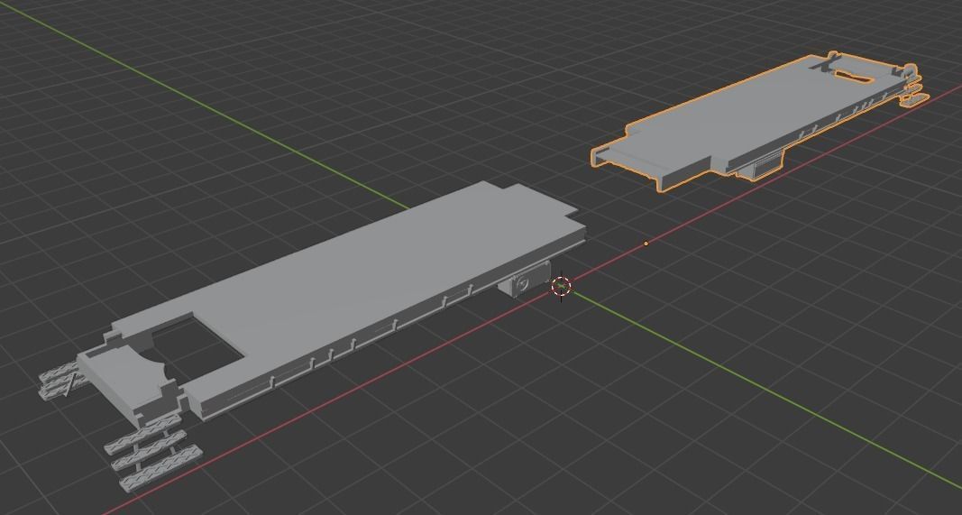 H0 1-87 scale Umbauwagen AB4yg 1st and 2nd class 3D print model_13