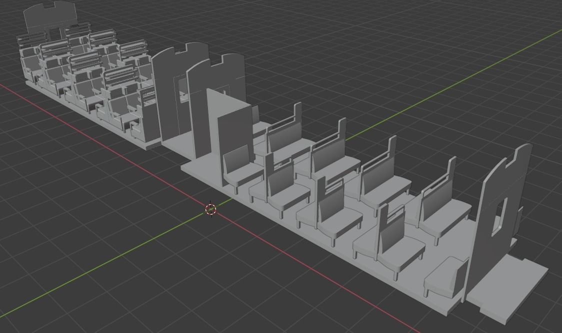H0 1-87 scale Umbauwagen AB4yg 1st and 2nd class 3D print model_11