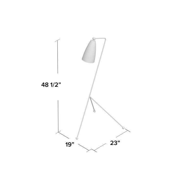 Medeiros Task Floor Light Lamp - 2 colour 3D model_2
