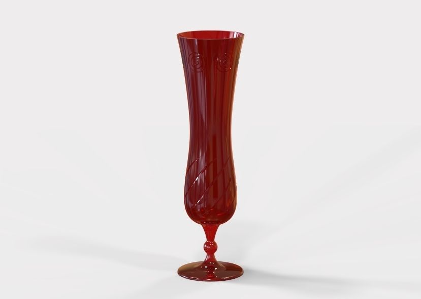 Flower Vase 3D print model_11