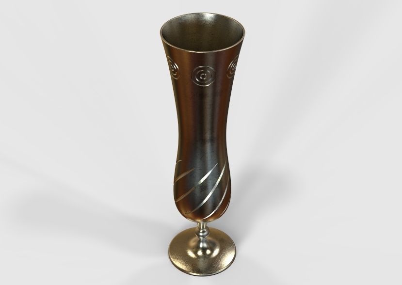 Flower Vase 3D print model_38