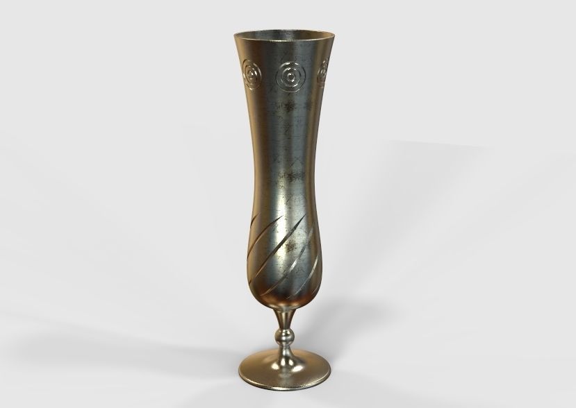 Flower Vase 3D print model_37