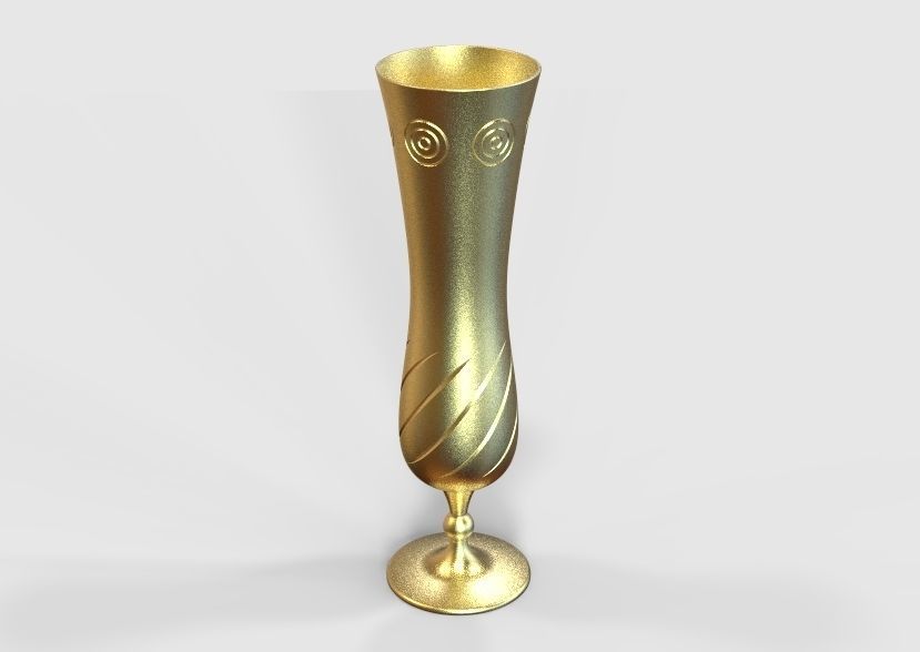 Flower Vase 3D print model_28
