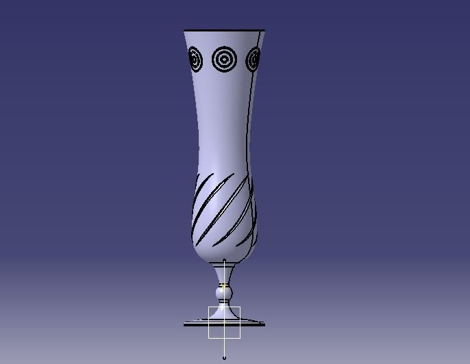 Flower Vase 3D print model_48