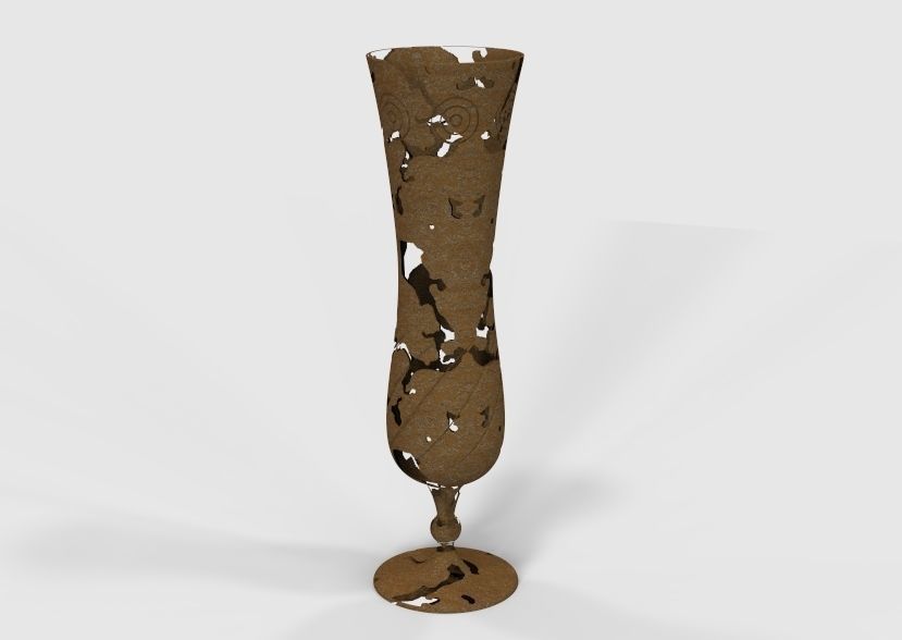 Flower Vase 3D print model_34