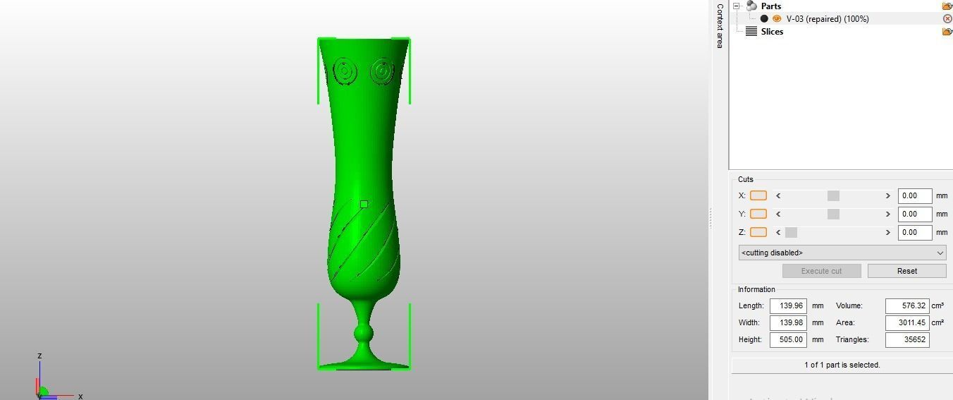 Flower Vase 3D print model_59