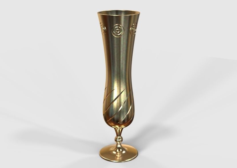 Flower Vase 3D print model_44