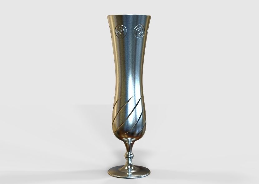 Flower Vase 3D print model_30