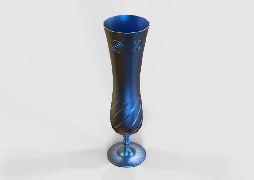 Flower Vase 3D print model_24
