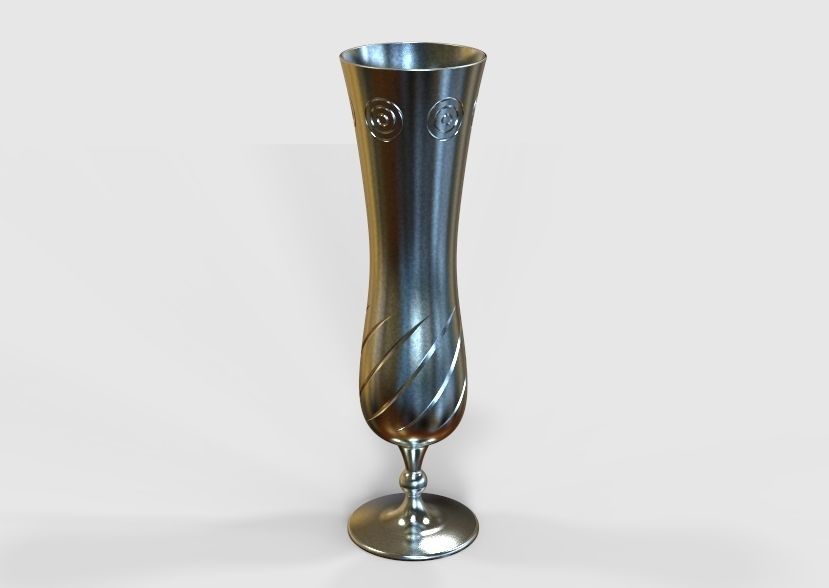 Flower Vase 3D print model_29