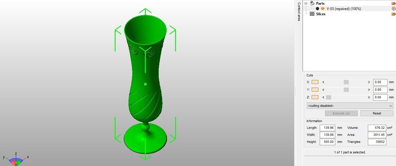 Flower Vase 3D print model_58