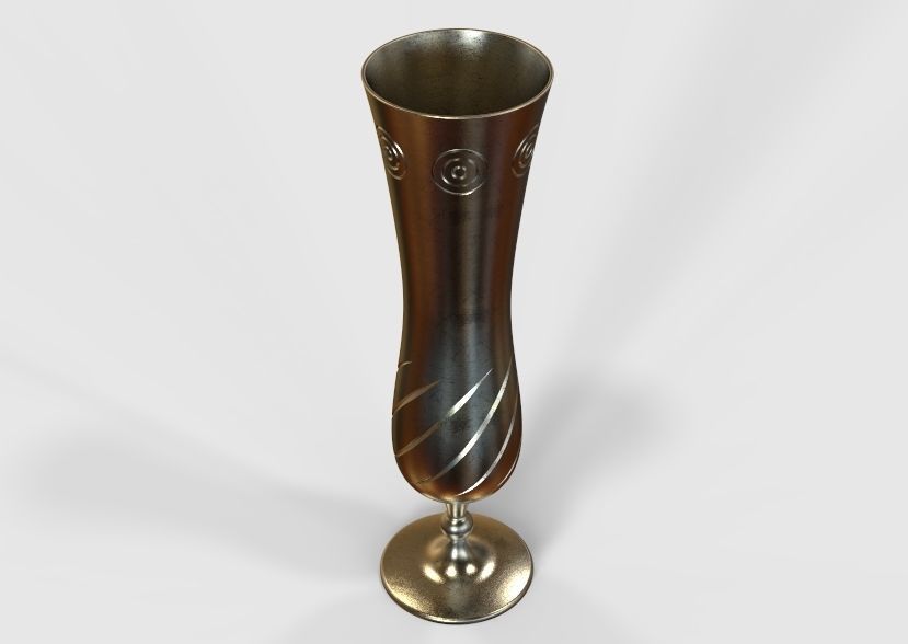 Flower Vase 3D print model_2