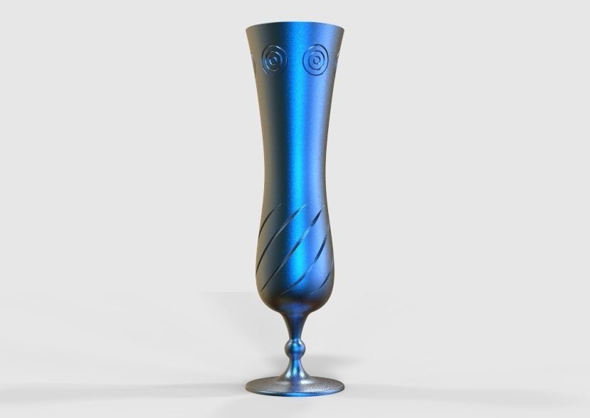 Flower Vase 3D print model_22