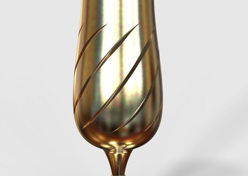 Flower Vase 3D print model_41