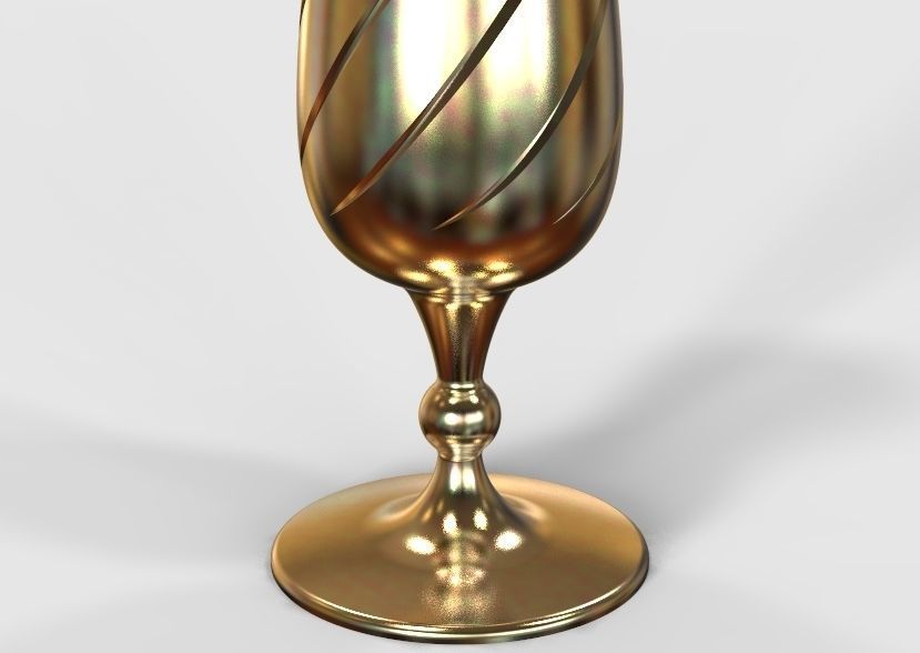 Flower Vase 3D print model_43