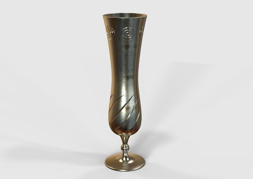 Flower Vase 3D print model_36