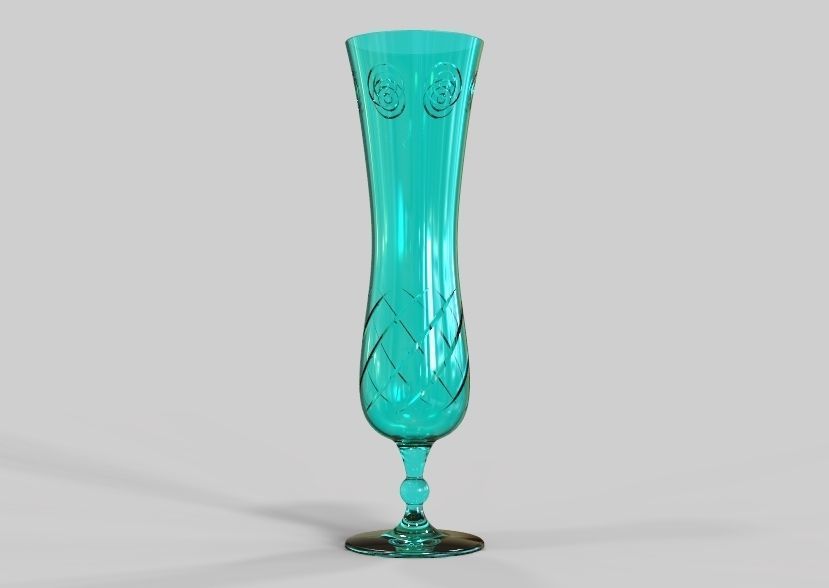 Flower Vase 3D print model_16