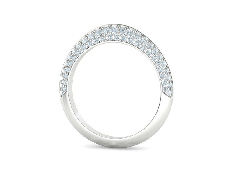 Wedding Set Jewelry Set 1ct Stone Wedding band 3dmodels 3D Model Collection_17