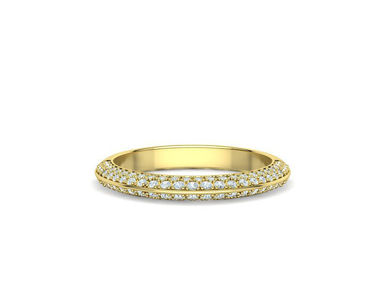 Wedding Set Jewelry Set 1ct Stone Wedding band 3dmodels 3D Model Collection_12