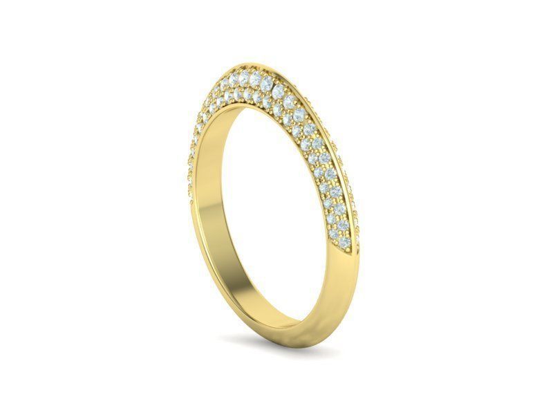 Wedding Set Jewelry Set 1ct Stone Wedding band 3dmodels 3D Model Collection_15