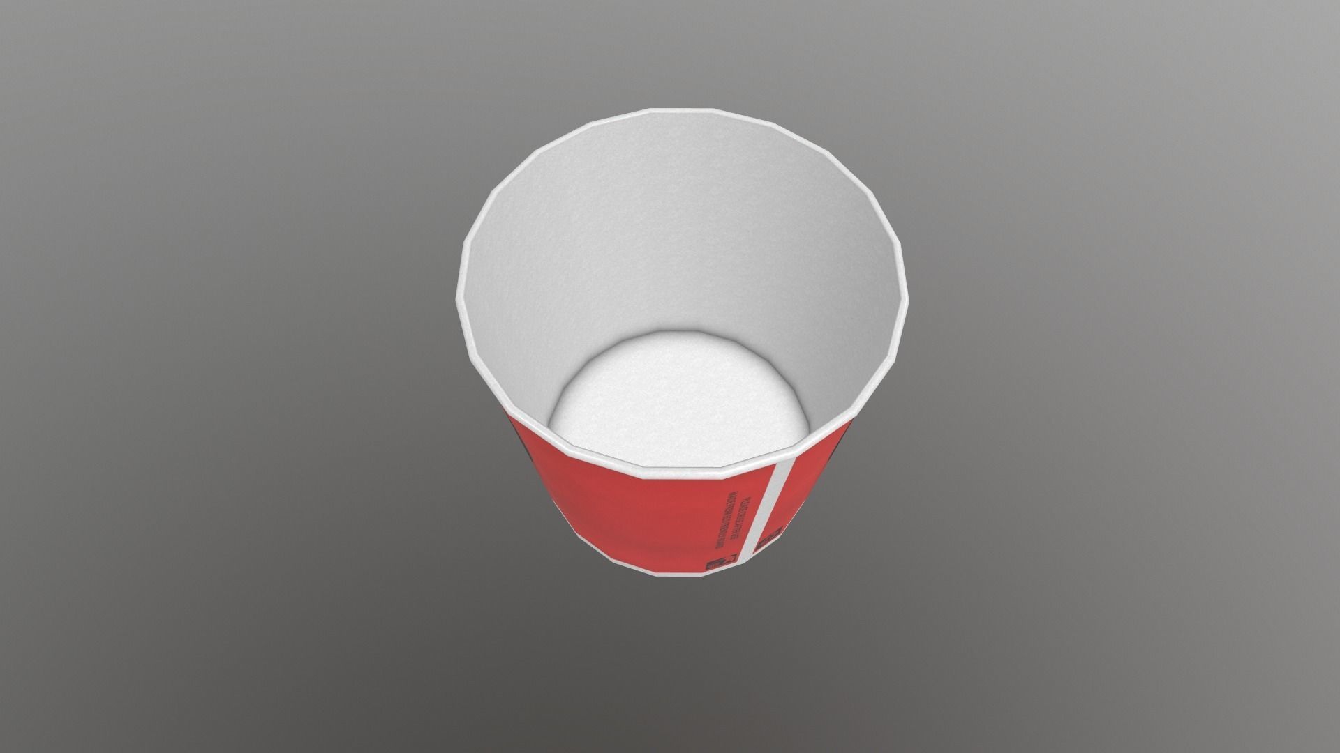 Coffee Cup Low-poly 3D model_12