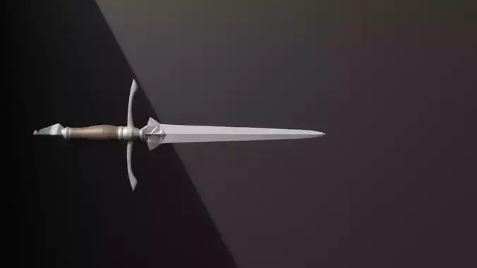 Melee weapons sword Game Ready FBX Low-poly 3D model