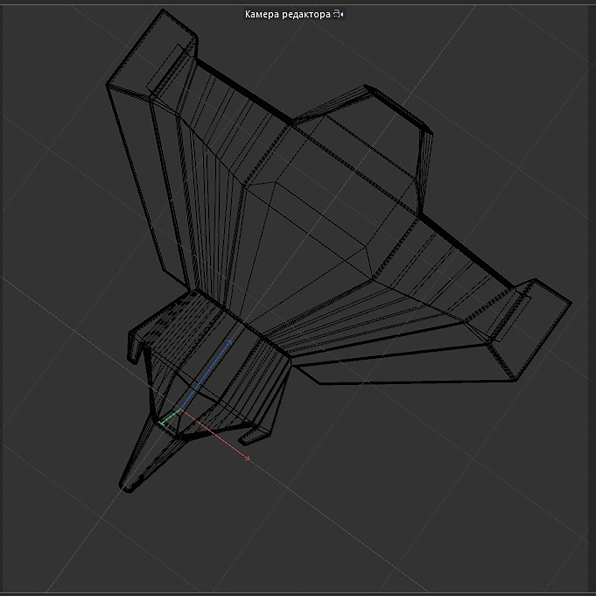 green space mosquito Low-poly 3D model_18