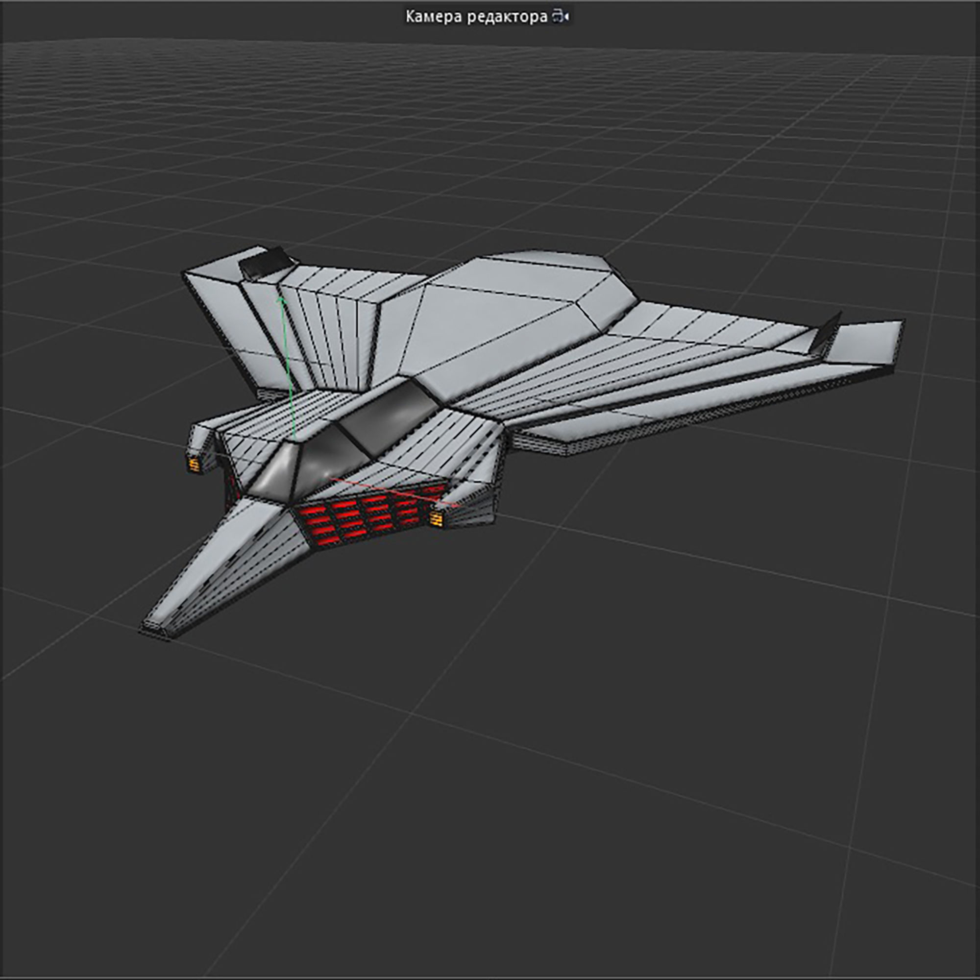 green space mosquito Low-poly 3D model_16