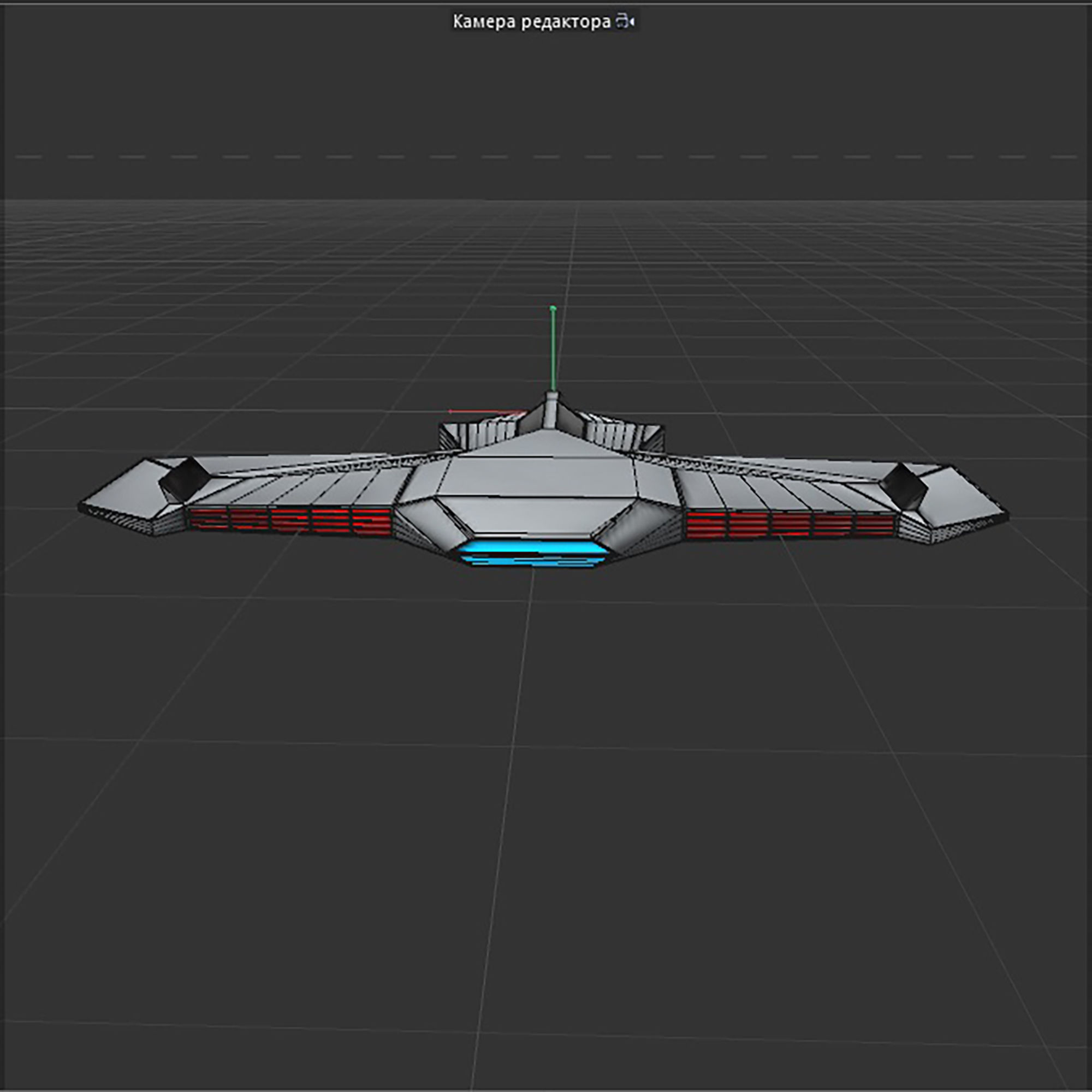 green space mosquito Low-poly 3D model_14