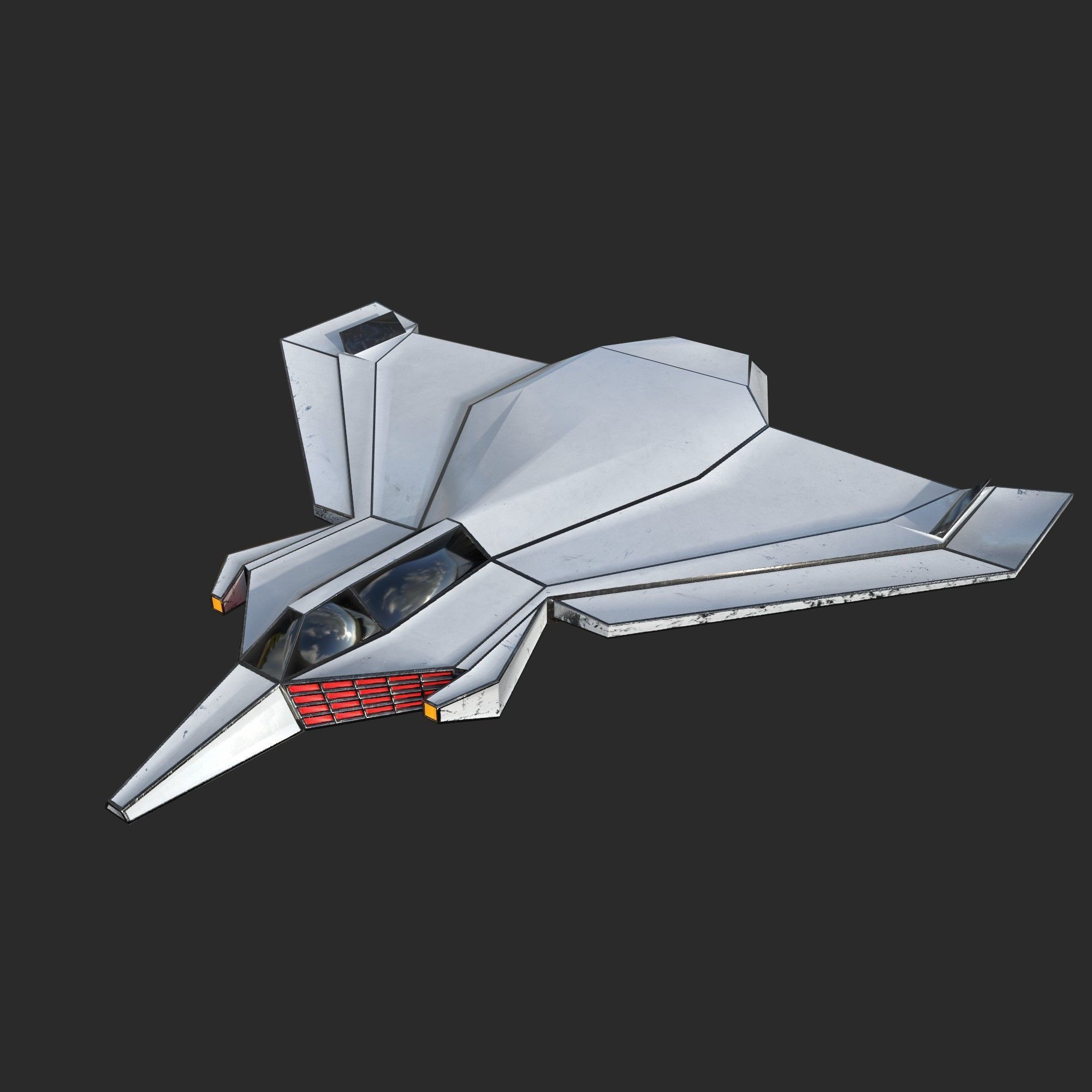 green space mosquito Low-poly 3D model_11