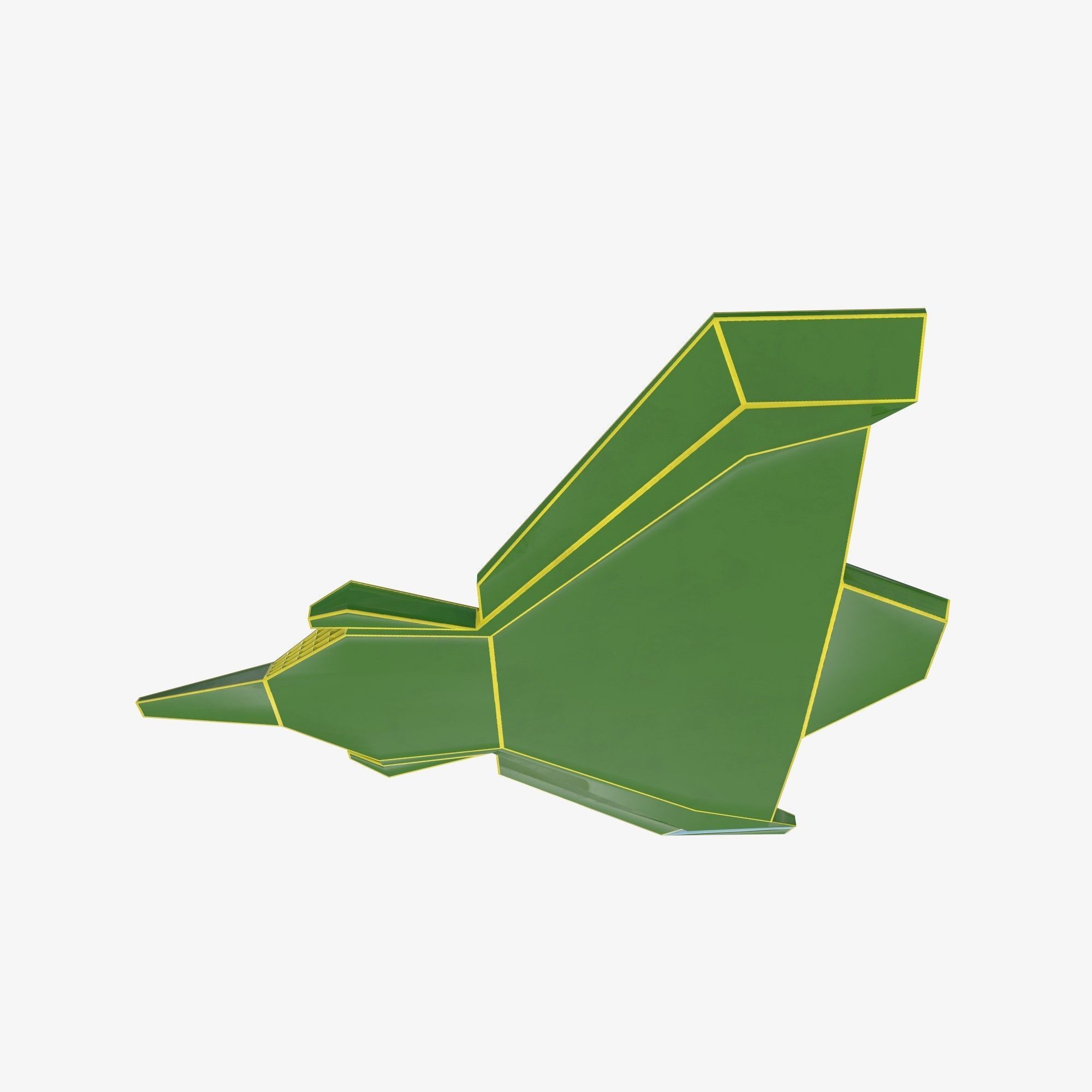 green space mosquito Low-poly 3D model_5