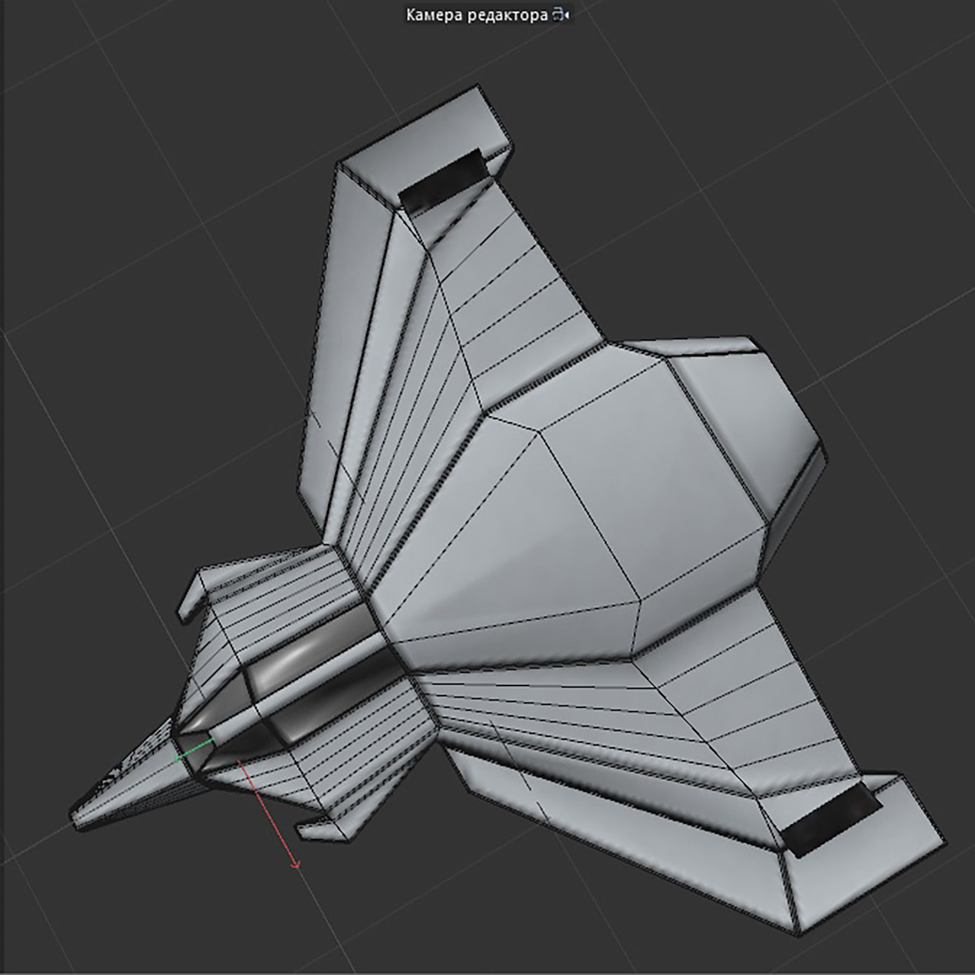 green space mosquito Low-poly 3D model_13