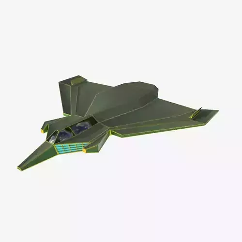 green space mosquito Low-poly 3D model