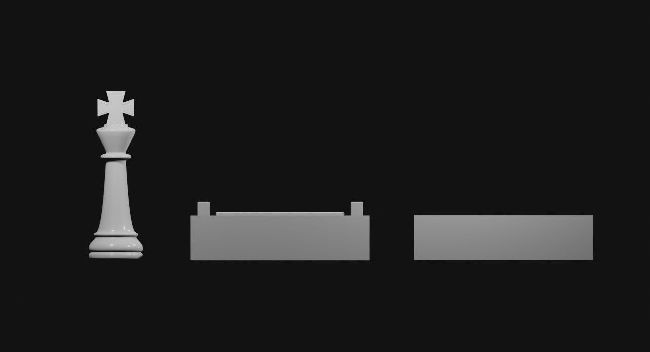 Mold for King - Chess Game - Form - Xadrez Molde Forma 3D print model_5
