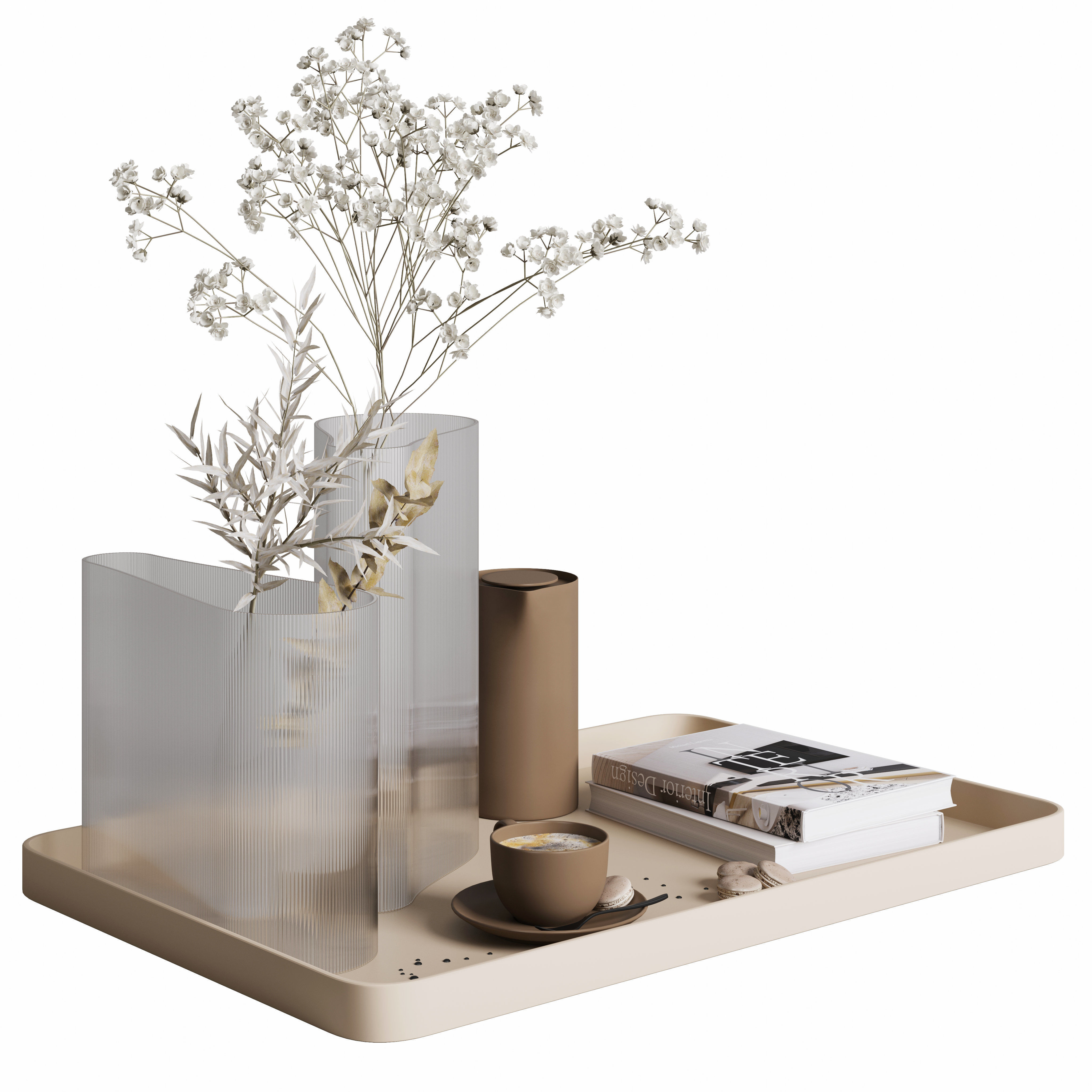 Coffee set 04 3D model_1