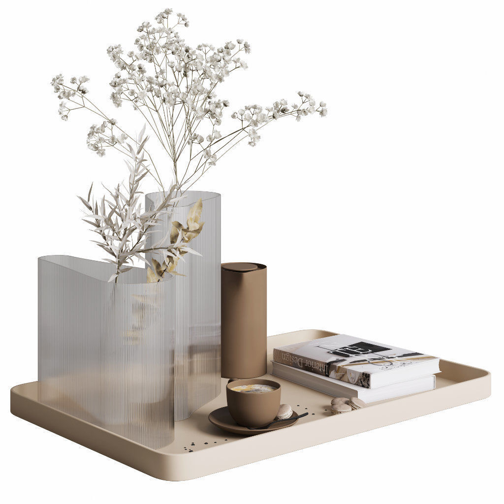 Coffee set 04 3D model_3