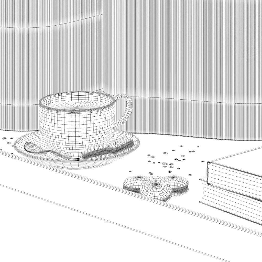 Coffee set 04 3D model_24