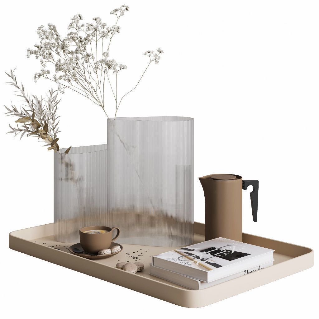 Coffee set 04 3D model_25