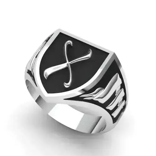 Alphabet Latin Signet X