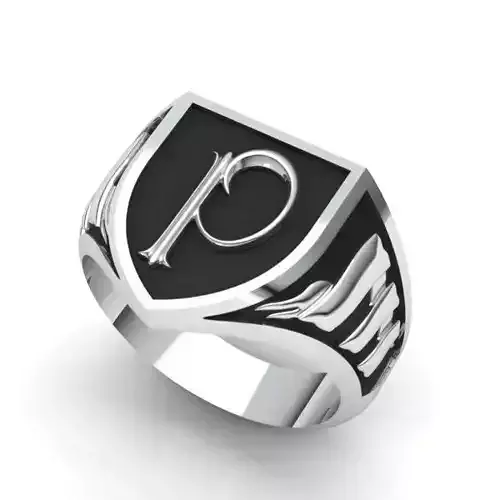 Alphabet Latin Signet P