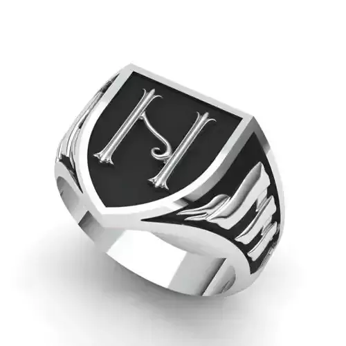 Alphabet Latin Signet N