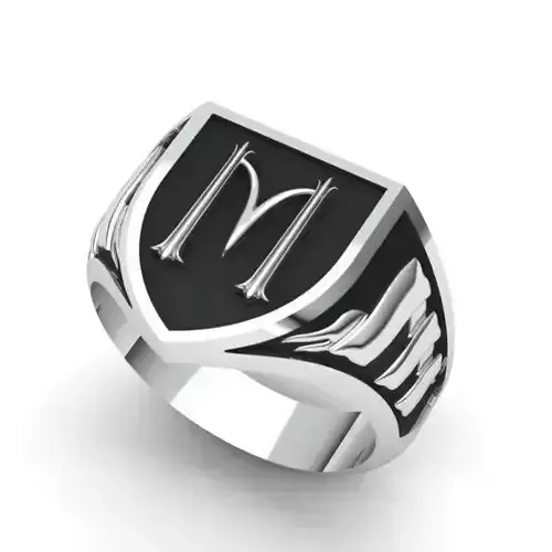 Alphabet Latin Signet M