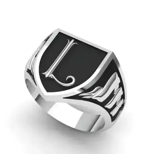 Alphabet Latin Signet L