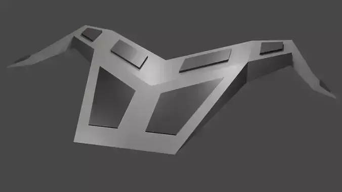 Metallic Green Spaceship