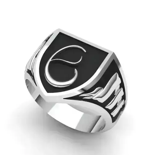 Alphabet Latin Signet E