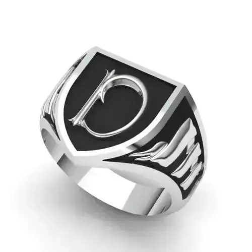 Alphabet Latin Signet D