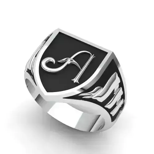 Alphabet Latin Signet A