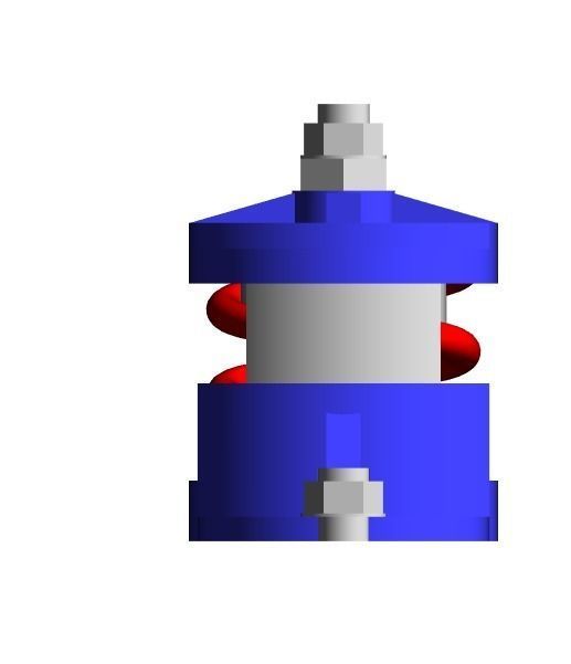 MS06Spring Floor Mount Vibration Isolator 3D model 3D model CGTrader