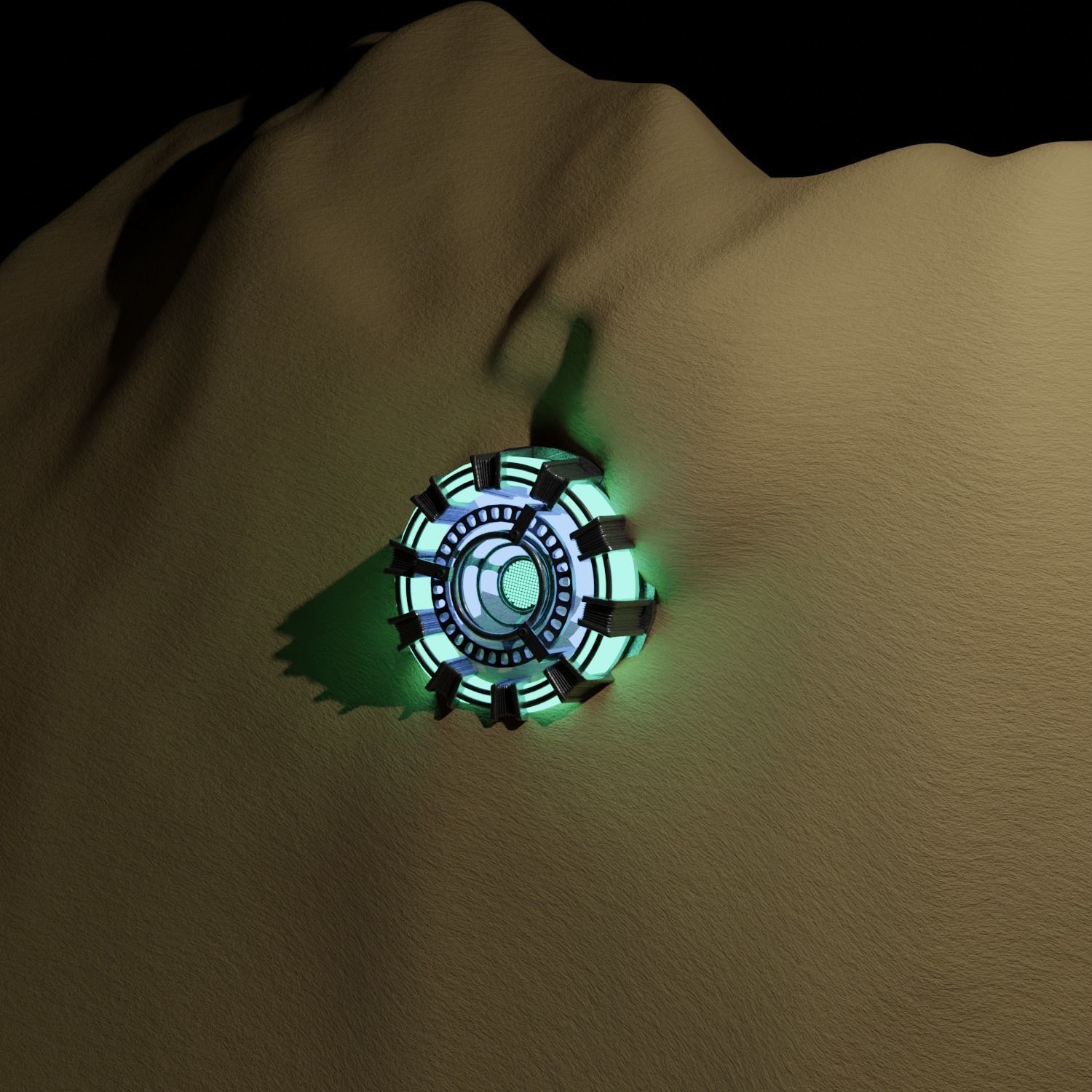 Arc reactor 3D model_1